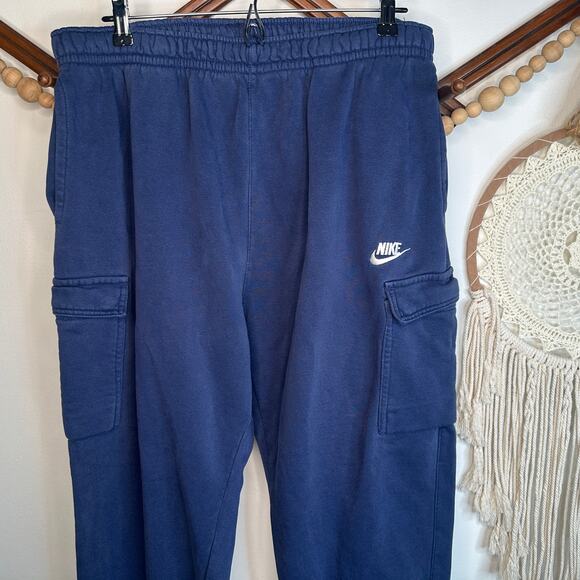 Nike Blue Jogger Sweatpants - Picture 1 of 4